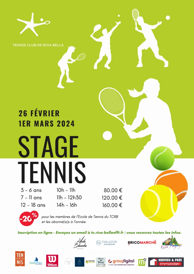 Stage du 26 février au 1er mars 2024