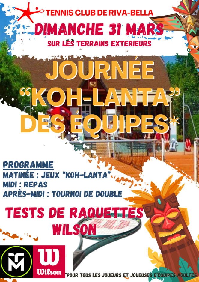 ​Koh Lanta des Equipes Dimanche 31 mars 2024