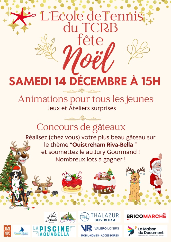 Le TCRB Fête Noël Samedi 14 décembre à 15h