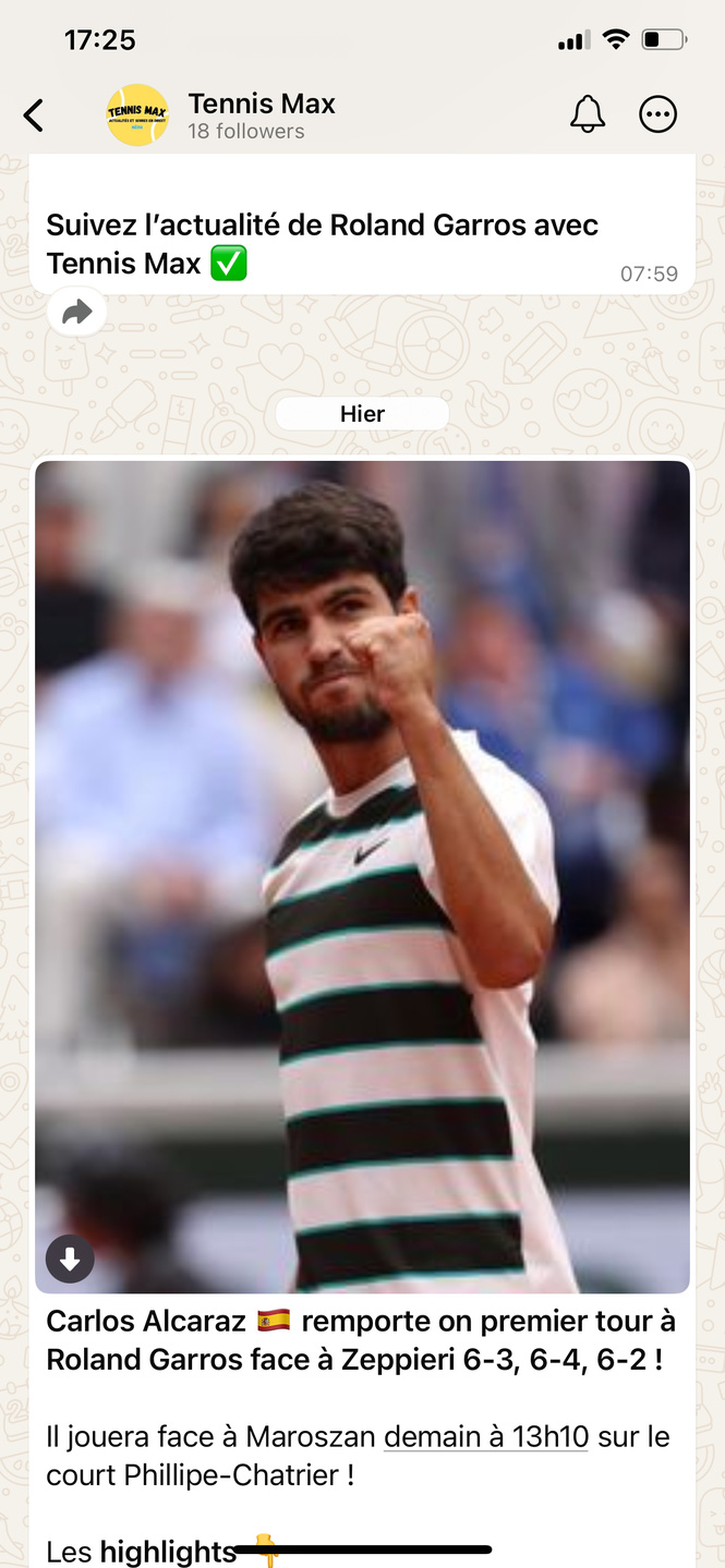 Le connaissez-vous ? Voici Maxime futur journaliste sportif et créateur d'une super chaîne WhatsApp !