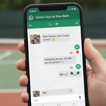 Le Tennis Club de Riva-Bella lance sa communauté WhatsApp ! Le Tennis Club de Riva-Bella lance sa communauté WhatsApp !