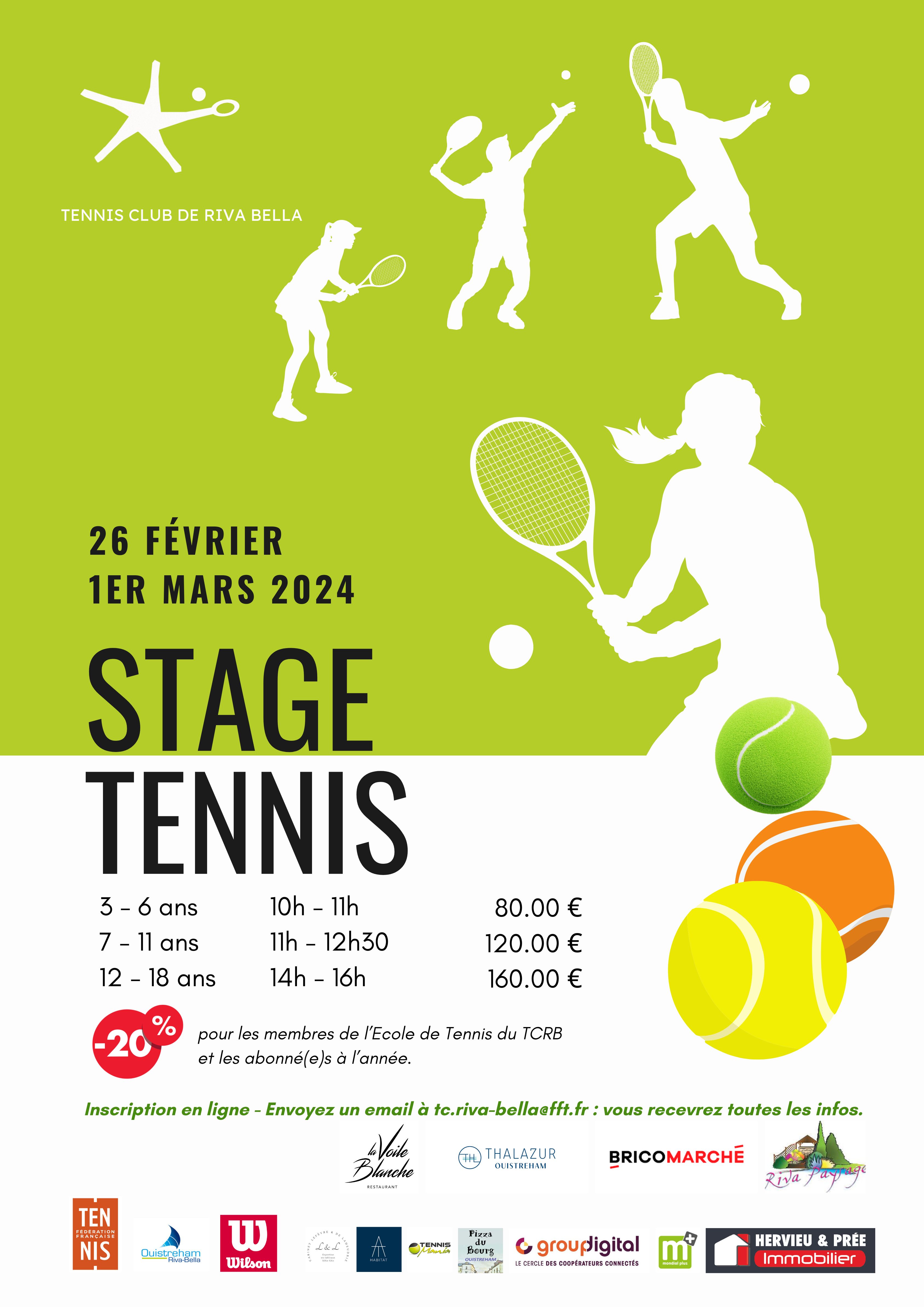 Stage du 26 février au 1er mars 2024