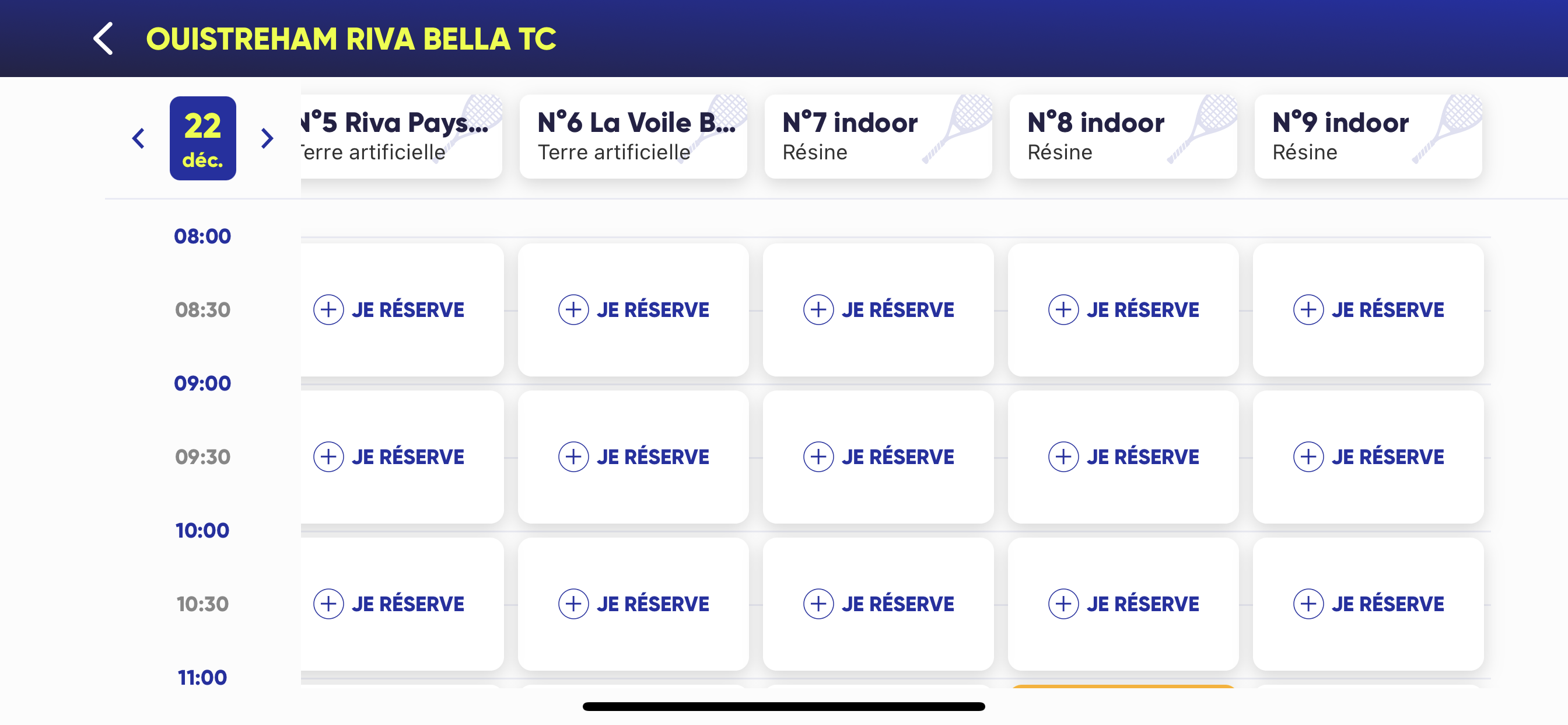 Comment Jouer au Tennis Club de Riva Bella ?