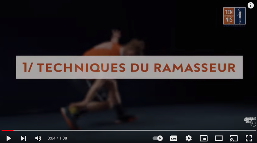 Apprendre les gestes des ramasseurs de balles Samedi 16 décembre